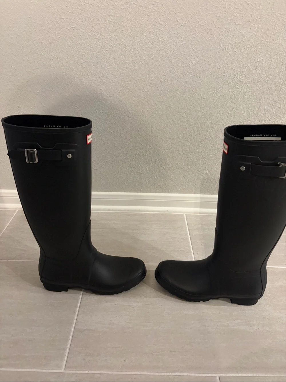 Women's Tall Black Waterproof Rain Boot